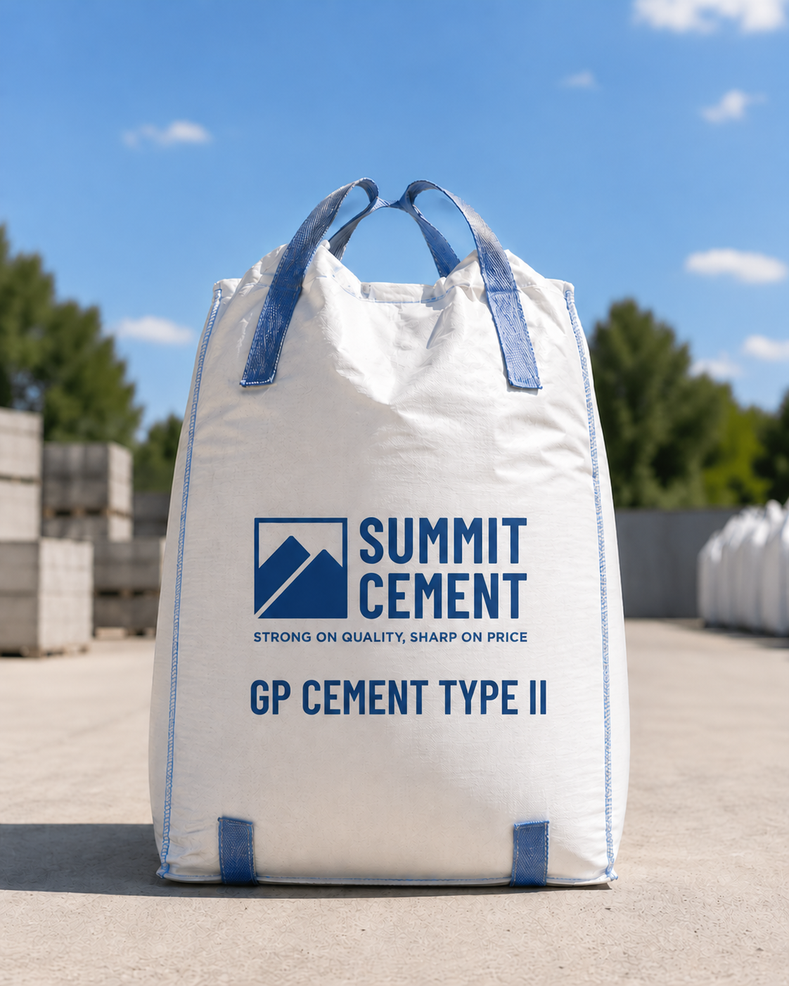Summit Cement GP Cement Type II 1.5 tonne bulk bag